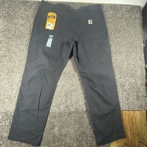 NEW Carhartt Rugged Flex Relaxed Fit Canvas Double Front Work Pants Gray 40x32